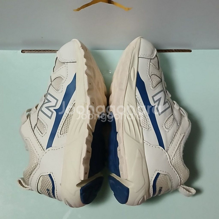 뉴발란스키즈 878 150운동화 블루 거의새거--5