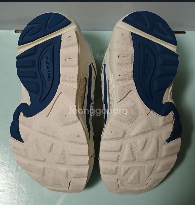 뉴발란스키즈 878 150운동화 블루 거의새거--7