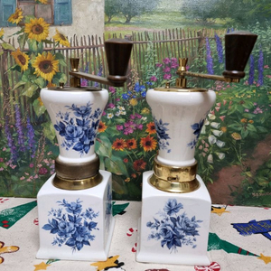 빈티지 도자기 커피그라인더 2개 세트 판매합니다 이미지