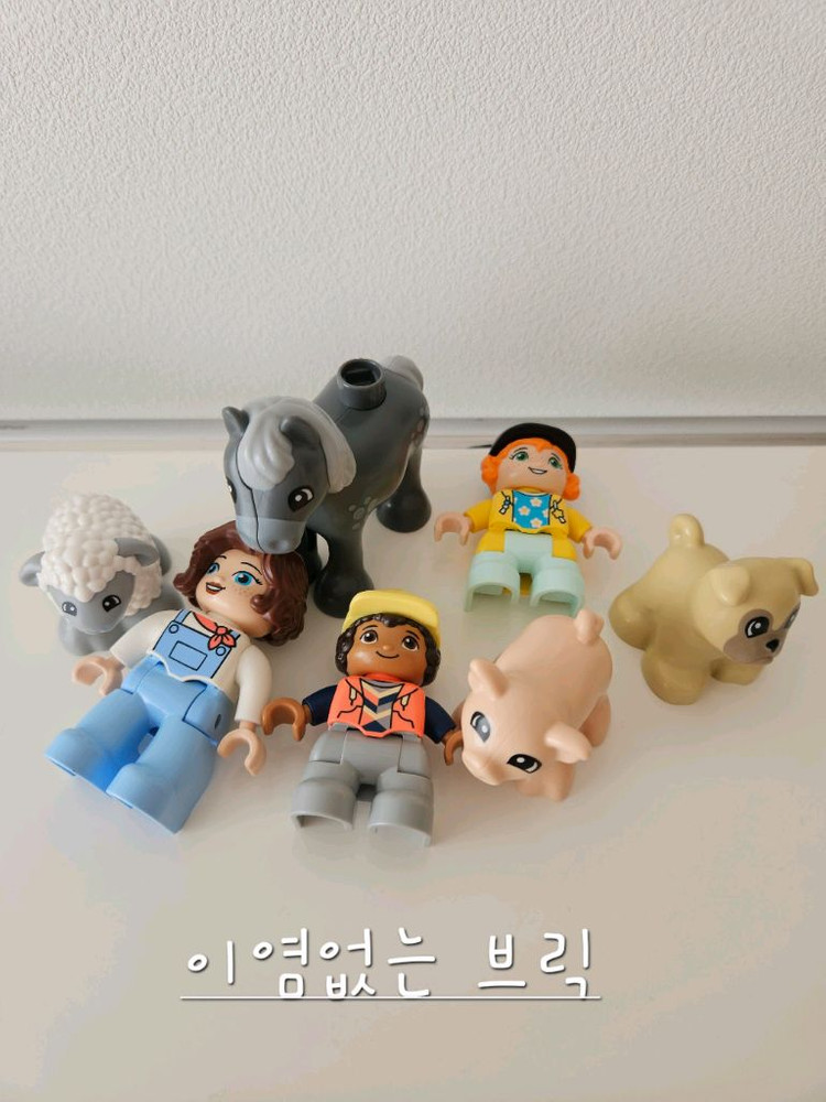 레고) 정품 10952 듀플로 동물 농장 마을 이미지