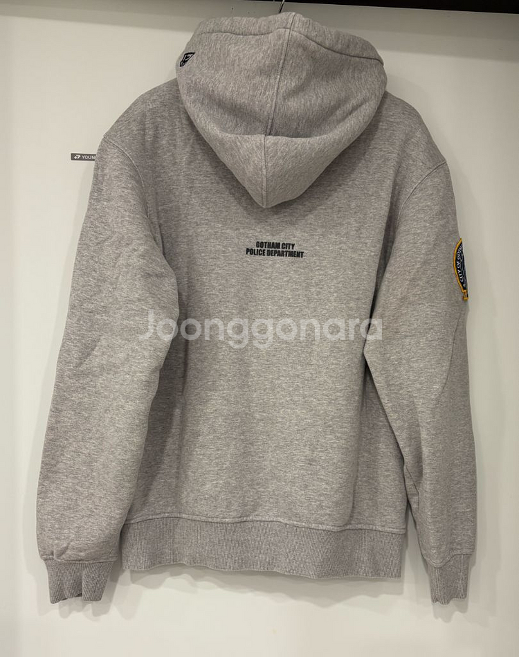뉴에라 x GCPD 콜라보 후디 그레이 S 정품--2