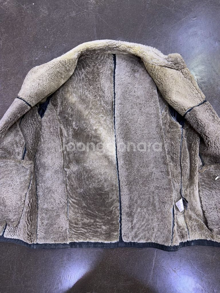 양가죽 양털 안감 투톤 무스탕 레더자켓 105--7