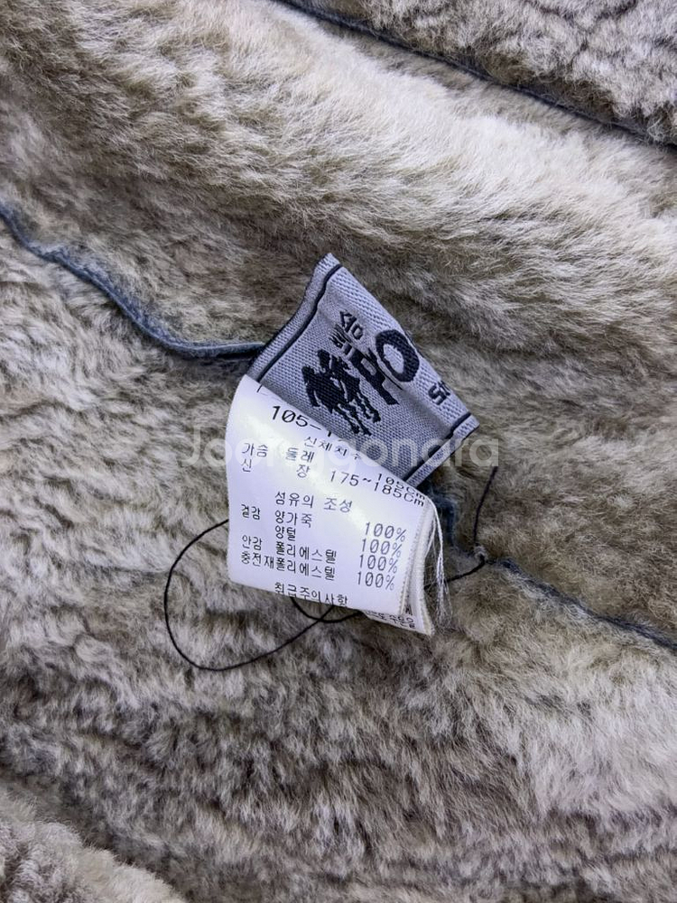 양가죽 양털 안감 투톤 무스탕 레더자켓 105--8