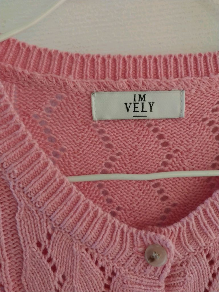임블리 핑크가디건--1