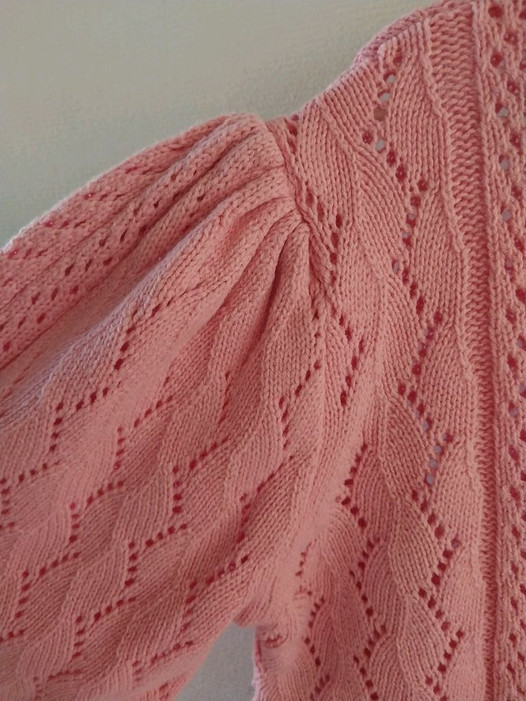 임블리 핑크가디건--2