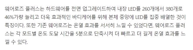 웨어로즈 플러스 바디케어기 이미지