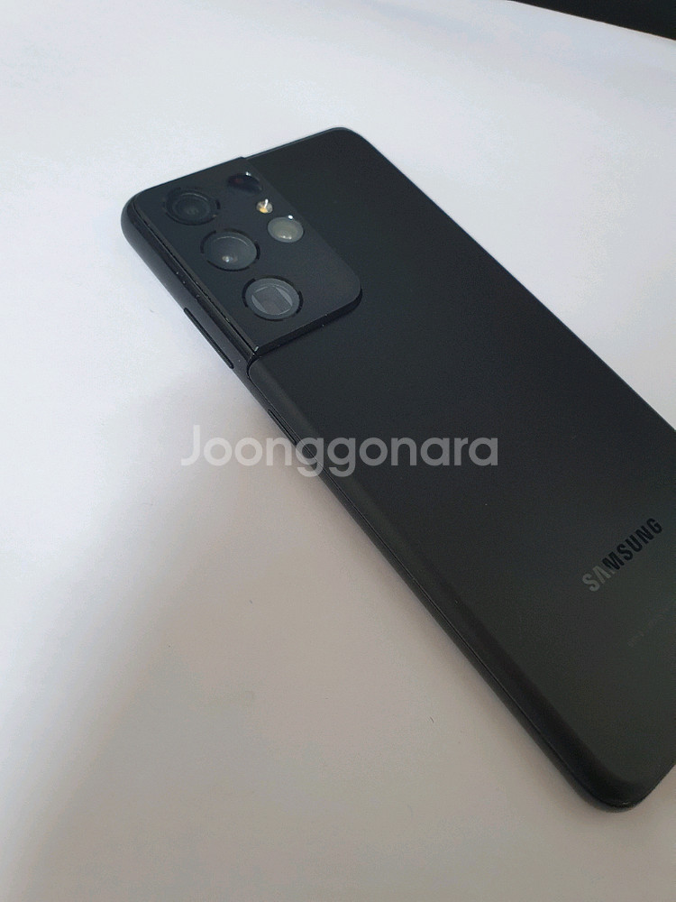 갤럭시 S21울트라 무잔상 아주깨끗 256기가 블랙--4