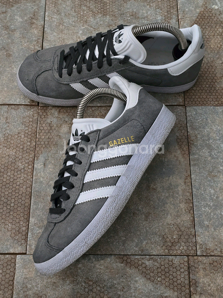 (225)아디다스 가젤 솔리드 그레이 스니커즈 운동화--2