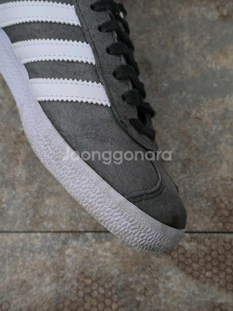 (225)아디다스 가젤 솔리드 그레이 스니커즈 운동화--4