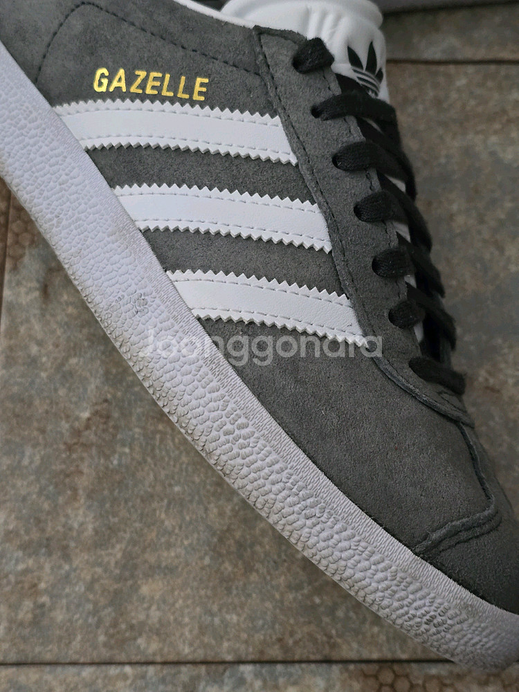 (225)아디다스 가젤 솔리드 그레이 스니커즈 운동화--7