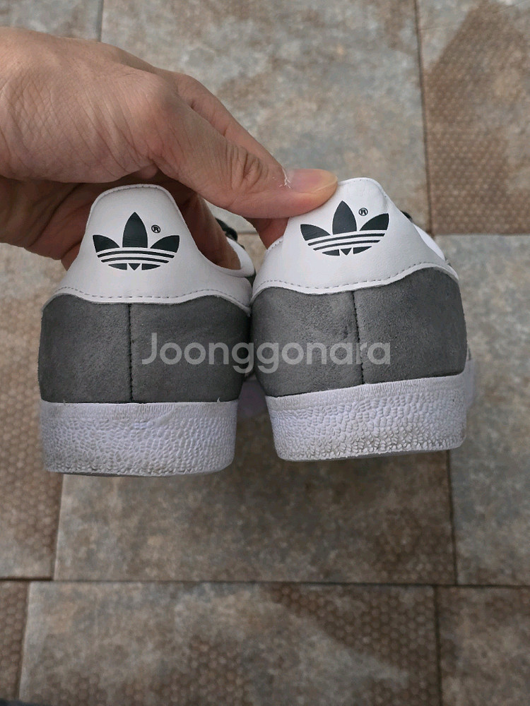 (225)아디다스 가젤 솔리드 그레이 스니커즈 운동화--8