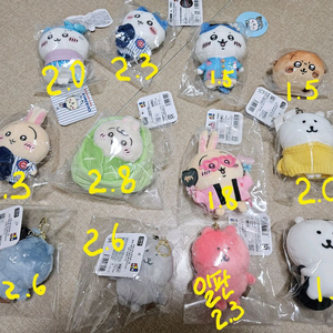 치이카와 농담곰 인형 누이 한국한정곰 쿨그레이 블루그레이가방곰 이미지