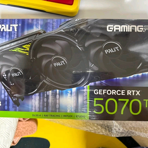 미개봉)Palit RTX 5070 Ti GamingPro-S 16GB (이엠텍)