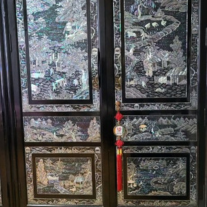 의장특허 제4475호 자개장 화장대 문갑 선반등