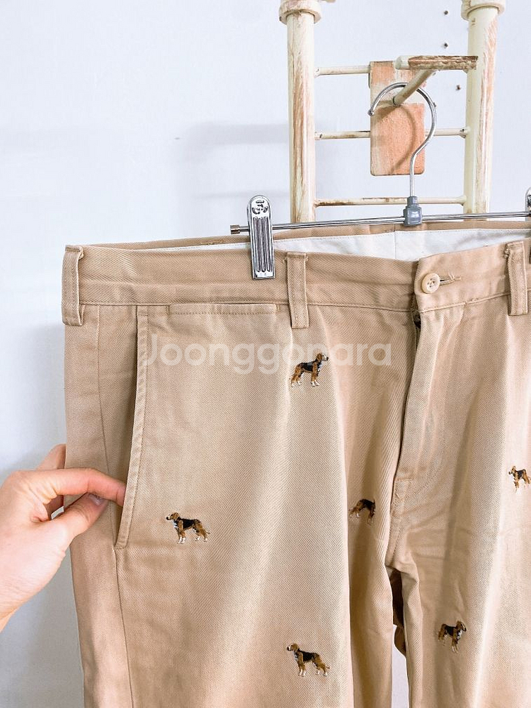 (35인치)폴로랄프로렌남자멀티로고면100%바지--1