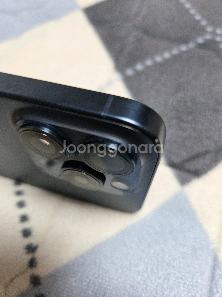 아이폰 15 프로 블루 128 배터리 100% 사이클 3 풀박--10