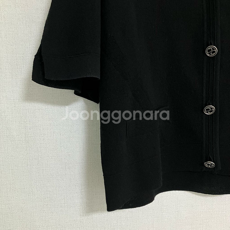 ZOOC 주크 블랙 반팔 가디건--2