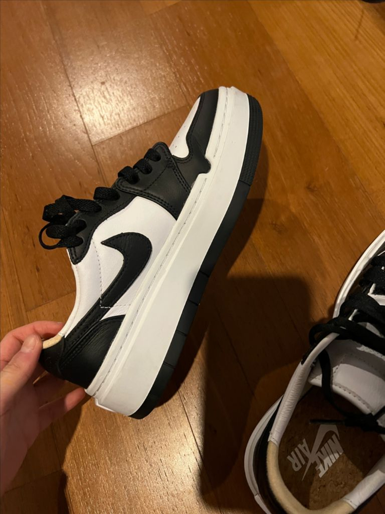 나이키 조던 엘리베이트 엘레베이트 로우 플랫폼 화이트 블랙 범고래 245 이미지