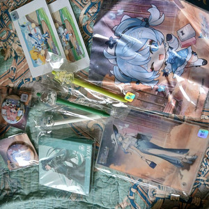 미개봉 용산 띵조(명조) 굿즈 데스크패드등