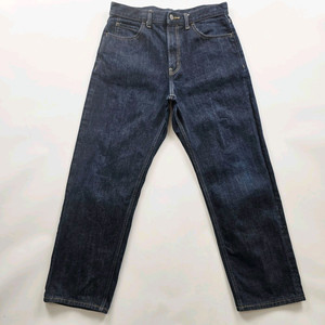 유니클로 청바지 셀비지 진청 데님 사이즈31 R4163