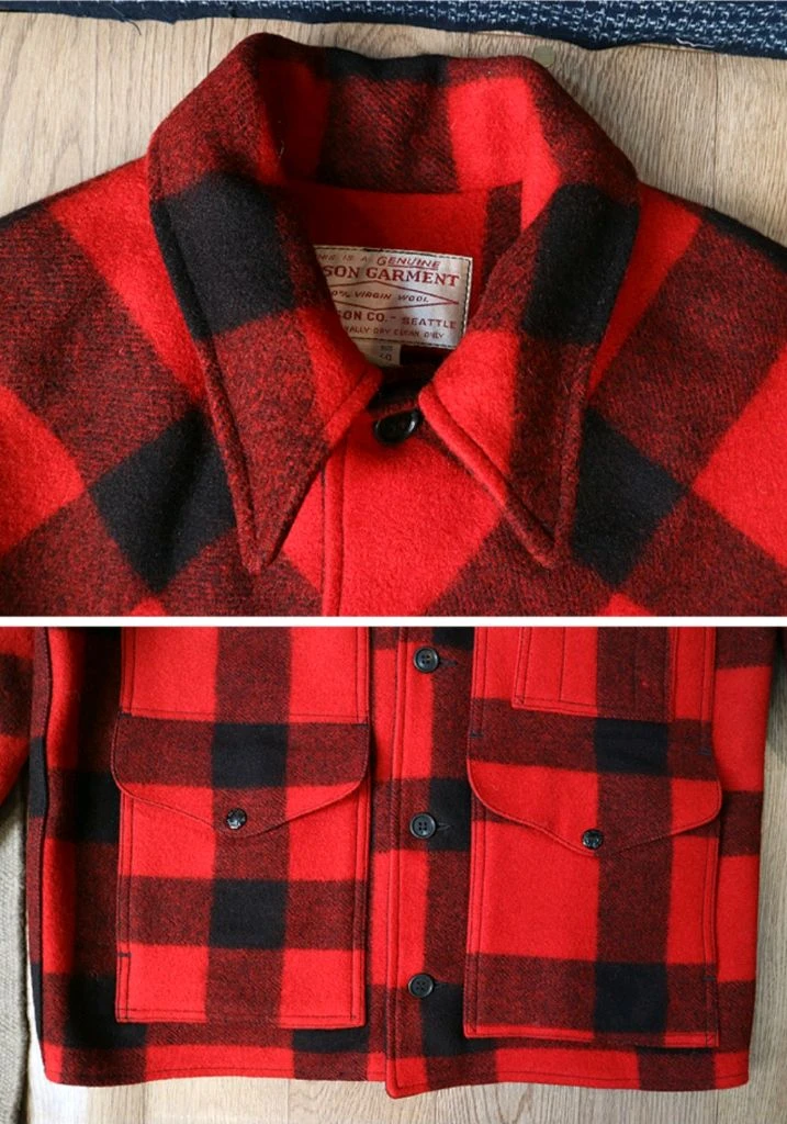 미국산 80-90S 미국산 filson 필슨 더블 메키노 크루저 자켓 RRL 버즈릭슨 웨어하우스 LVC 리얼맥코이 이미지