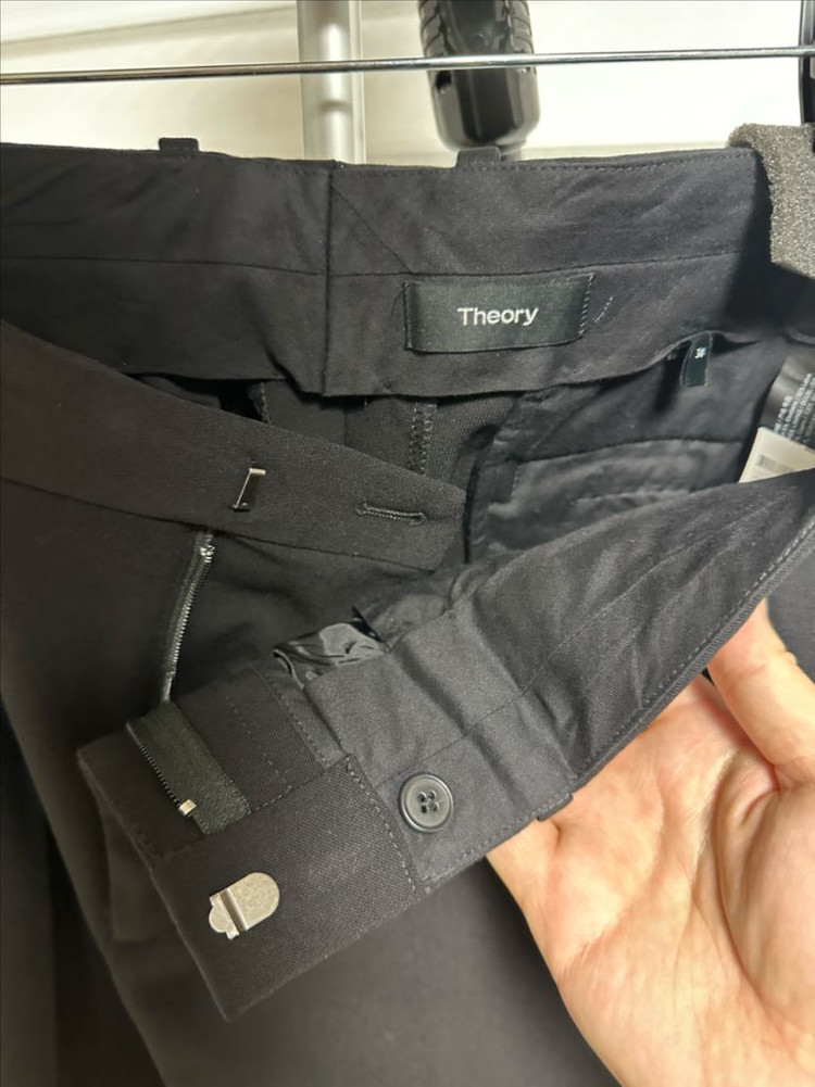 띠어리 / 남성 호비아트 블랙 슬랙스 팬츠 / 34--6