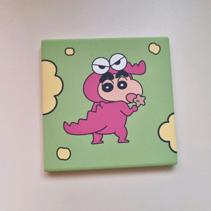 짱구 규조토코스터 컵받침