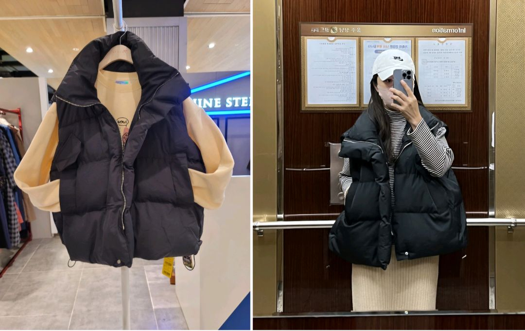 나인스텝 스카이패딩 조끼 free--3