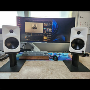 스피커 스탠드 KANTO SP6HD 칸토 컴퓨터 데스크 TV PC 음향