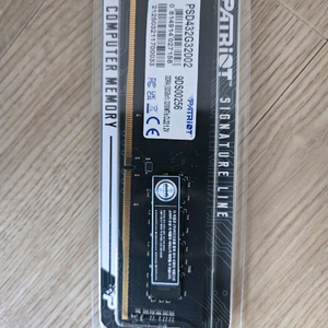 PATRIOT DDR4 32G PC4-25600 CL22 & 삼성 칩 DDR4 16GB 2666Mhz 램