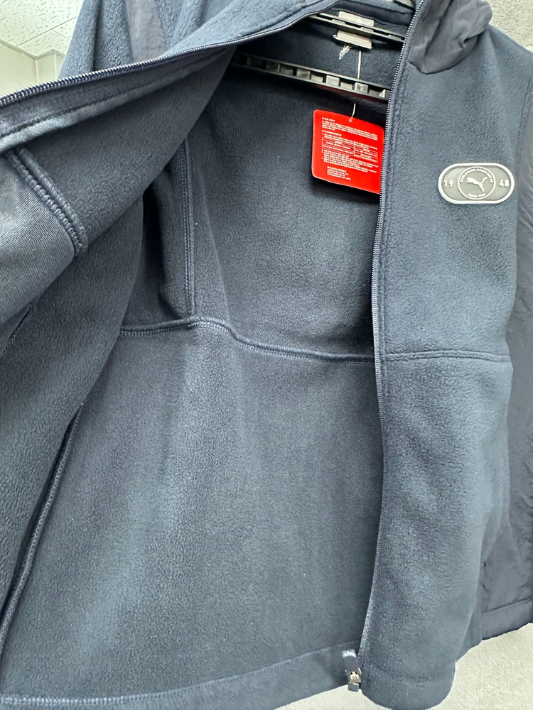 퓨마 후리스 풀집업 네이비 140--1