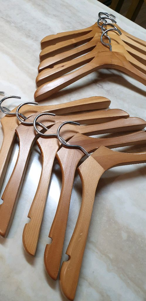 디즈니 컬렉션 원목 옷걸이 10개--3