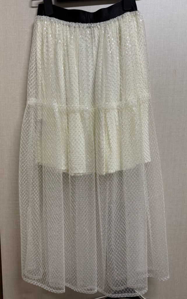 마쥬 이다인 스팽글 스커트 36사이즈 새상품 이미지