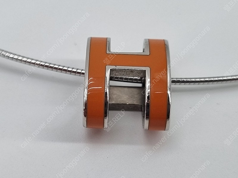 중고 에르메스 팝아슈 목걸이--9