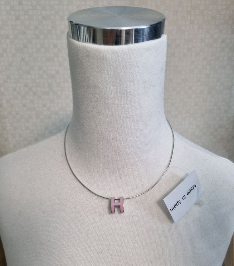 중고 에르메스 팝아슈 목걸이--3