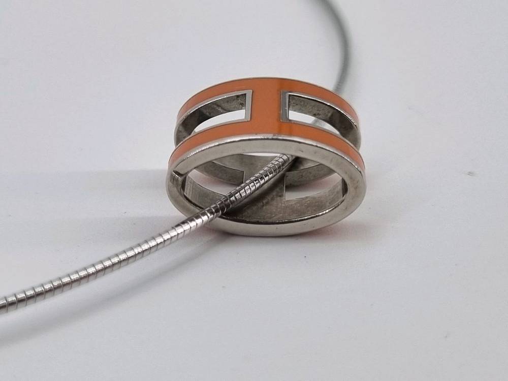 중고 에르메스 팝아슈 목걸이--5