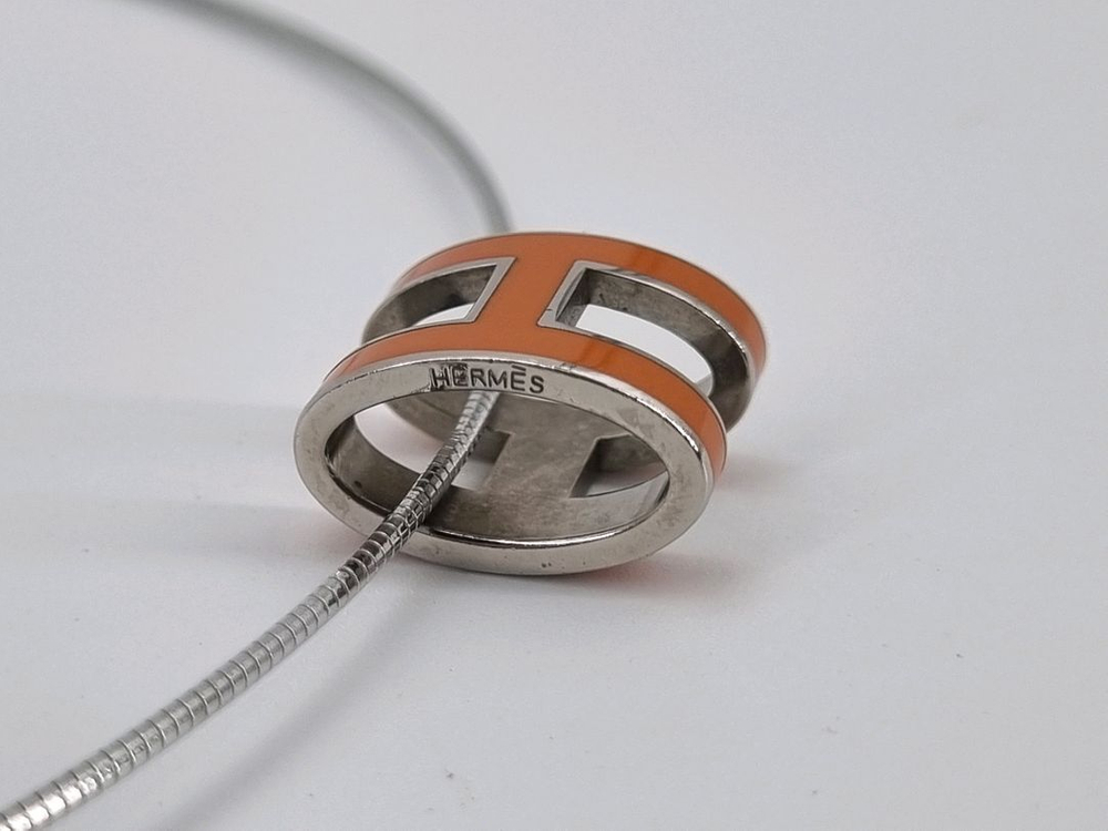 중고 에르메스 팝아슈 목걸이--7