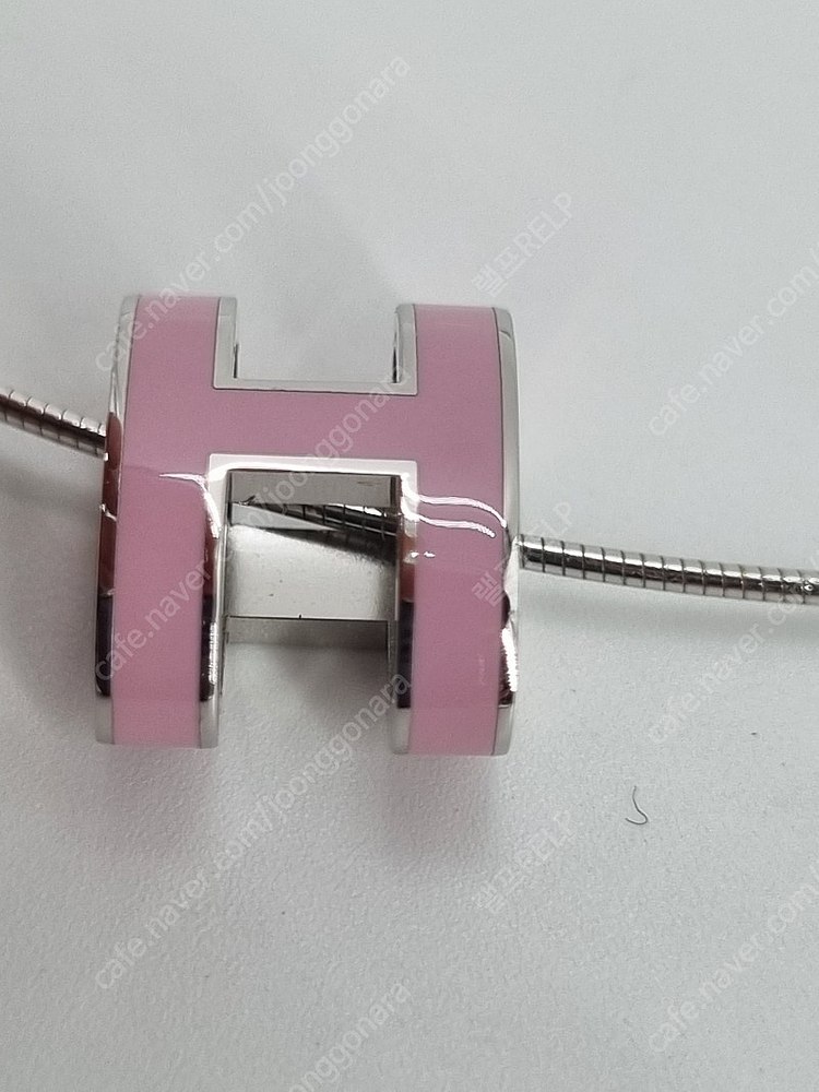 중고 에르메스 팝아슈 목걸이--9