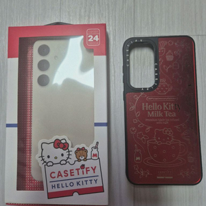 S24플러스케이스티파이 헬로키티 밀크티 케이스