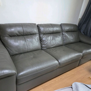 한샘 뉴프라임 천연면피가죽 쇼파 은평구 직거래