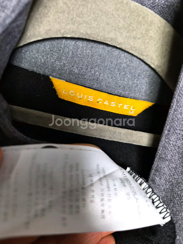 100~105)루이까스텔 골프 긴팔 폴로 셔츠--5