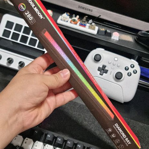 쿨문 다이아몬드 레이 argb LED 라이트 미개봉 새상품