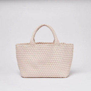 브런치 위빙백 베니스백 핑크