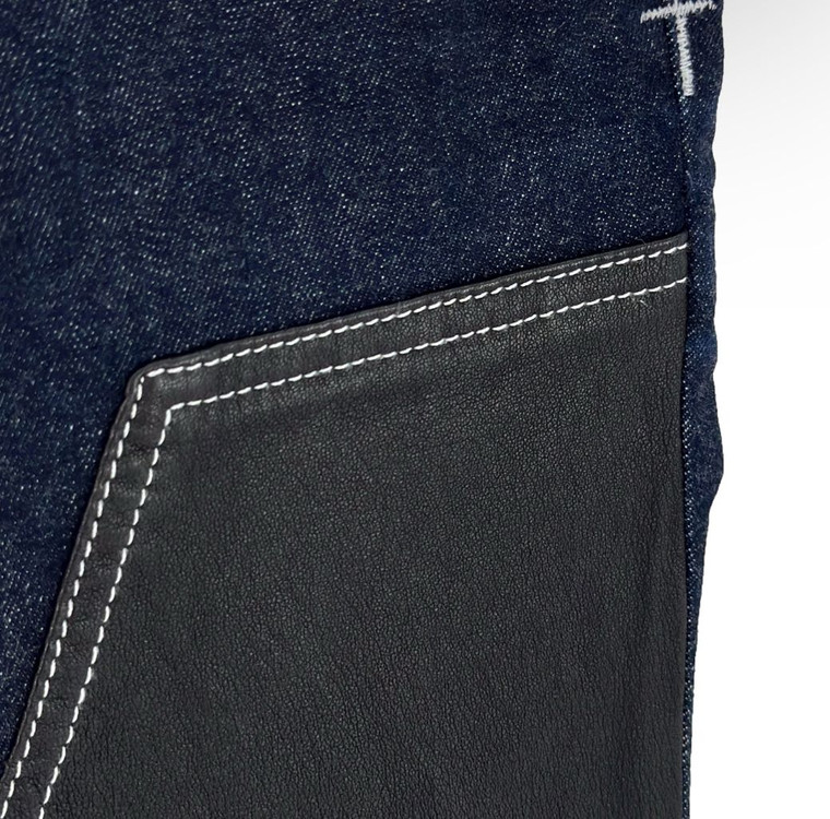 [34] GIVENCHY 지방시 여성 레더 슬림핏 데님진 청바지 팬츠 이미지