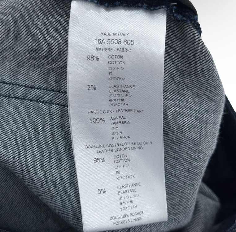 [34] GIVENCHY 지방시 여성 레더 슬림핏 데님진 청바지 팬츠 이미지