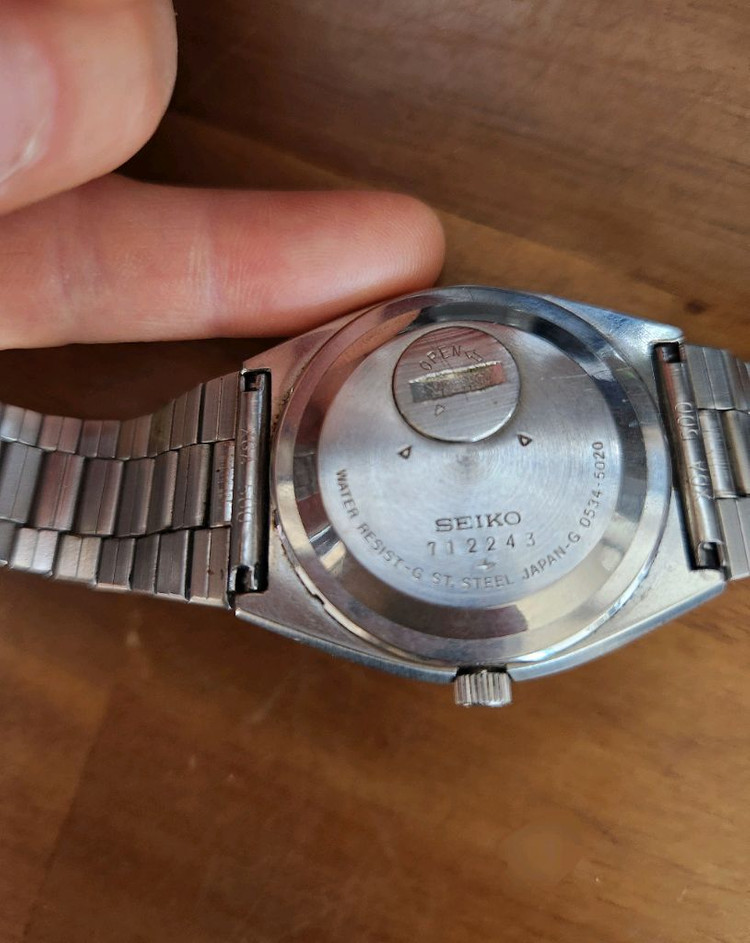 (수집.빈티지)세이코 메탈 쿼츠 디지털 시계--2