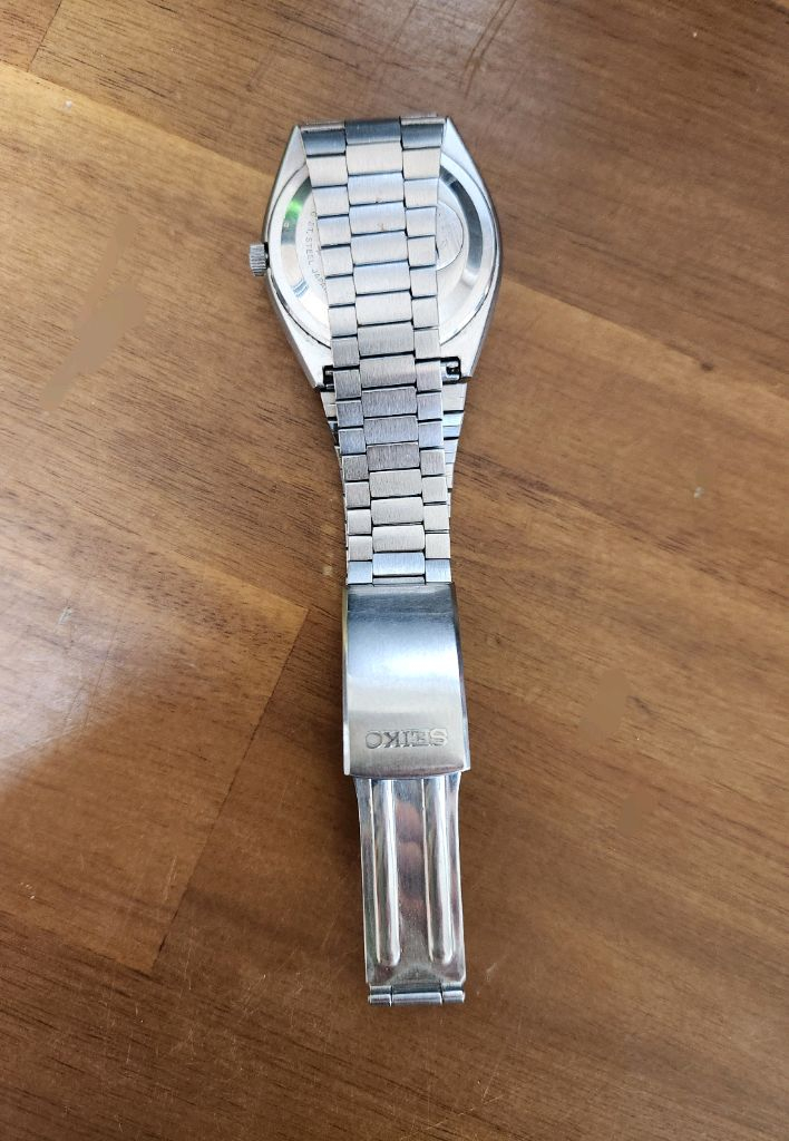 (수집.빈티지)세이코 메탈 쿼츠 디지털 시계--3