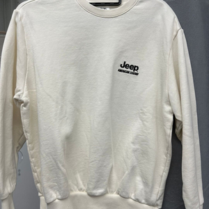 Jeep 지프 아이보리 맨투맨 티셔츠 155