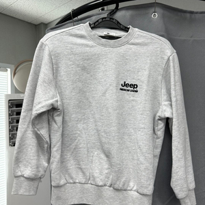 Jeep 지프 맨투맨 티셔츠 회색 145