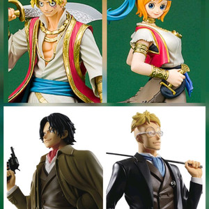 반프레스토 원피스 트레저크루즈 마르코,에이스,코알라,사보 피규어 4종 이미지